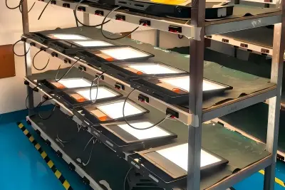 Au fost expediate în Laos 20 de seturi de lumini cu LED de exterior de 300 W