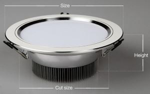 Plafon cu Downlights Corpuri de iluminat încastrat LED