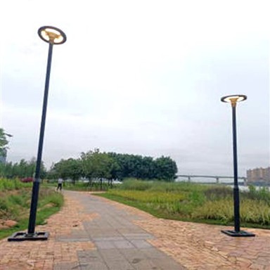 Lumină stradală solară rotundă